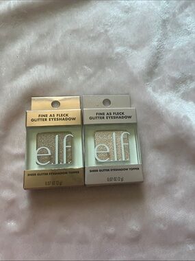 ELF Fine As Fleck Sheer Glitter Eyeshadow Toppers - Champagne Gold Duo
